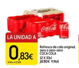 Dialprix COCA COLA Refresco de cola original, zero o zero-zero oferta