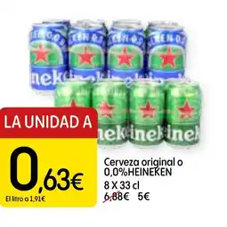 Dialprix HEINEKEN Cerveza original o 0,0% oferta