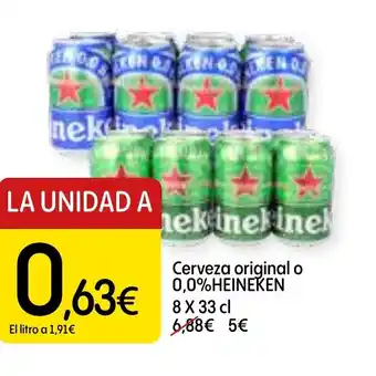 Dialprix HEINEKEN Cerveza original o 0,0% oferta