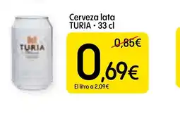 Dialprix TURIA Cerveza lata oferta