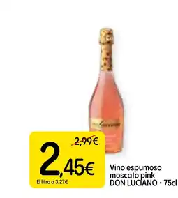 Dialprix DON LUCIANO Vino espumoso moscato pink oferta