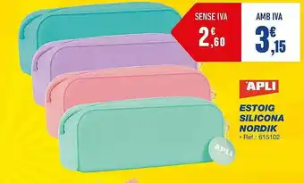 Bureau Vallée Estoig Silicona Nordik Apli oferta