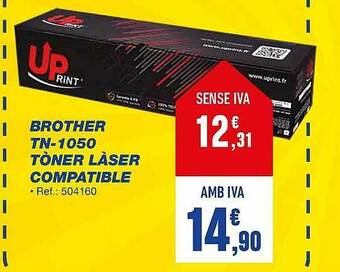 Bureau Vallée Brother Tn-1050 Tòner Làser Compatible oferta