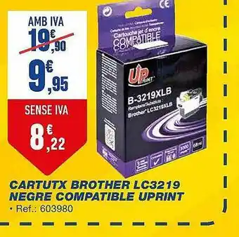 Cartutx Brother Lc3219 Negre Compatible Uprint