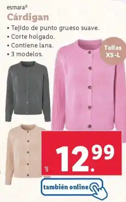 Lidl ESMARA Cárdigan oferta