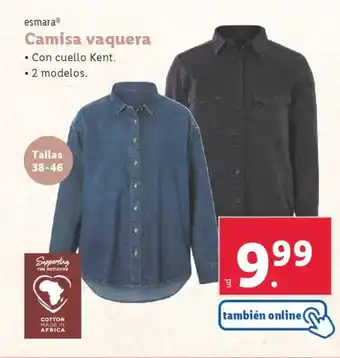 Lidl ESMARA Camisa vaquera oferta