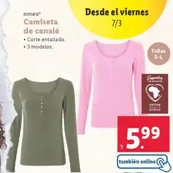 Lidl ESMARA Camiseta oferta