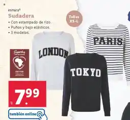 Lidl ESMARA Sudadera oferta