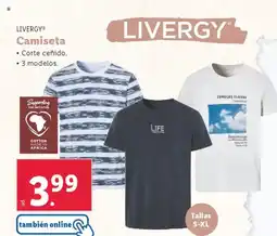 Lidl LIVERGYⓇ Camiseta oferta