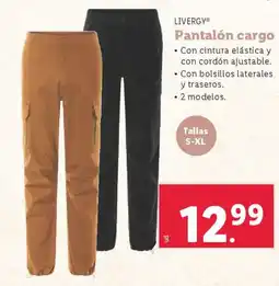 Lidl LIVERGYⓇ Pantalón cargo oferta