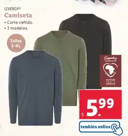 Lidl LIVERGYⓇ Camiseta oferta