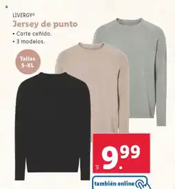 Lidl LIVERGYⓇ Jersey de punto oferta