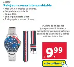 Lidl AURIOL Reloj con correa intercambiable oferta