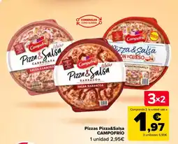 Carrefour CAMPOFRÍO Pizzas Pizza&Salsa oferta