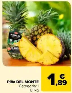 Carrefour DEL MONTE Piña oferta