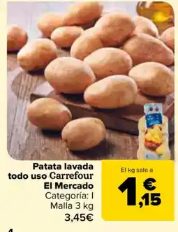 Carrefour Patata lavada todo uso Carrefour El Mercado oferta