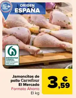 Carrefour Jamoncitos de pollo Carrefour El Mercado oferta