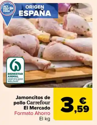 Carrefour Jamoncitos de pollo Carrefour El Mercado oferta