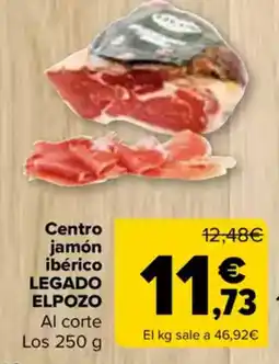 Carrefour LEGADO ELPOZO Centro jamón ibérico oferta