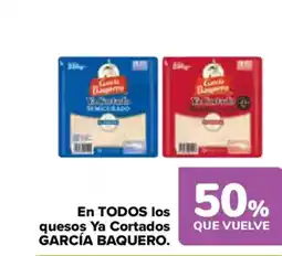 Carrefour GARCÍA BAQUER En todos los quesos ya cortados oferta