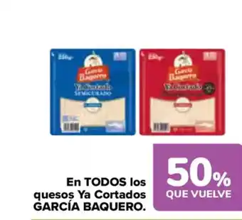 Carrefour GARCÍA BAQUER En todos los quesos ya cortados oferta