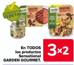 Carrefour GARDEN GOURMET En todos los productos sensational oferta