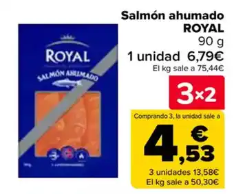 Carrefour ROYAL Salmón ahumado oferta