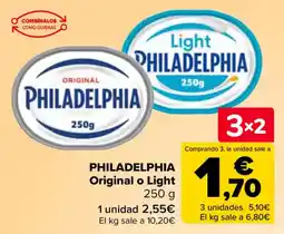 Carrefour PHILADELPHIA Original o Light oferta