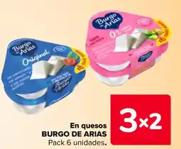 Carrefour BURGO DE ARIAS  En quesos oferta