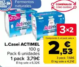 Carrefour ACTIMEL L.Casei oferta