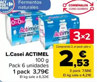 Carrefour ACTIMEL L.Casei oferta