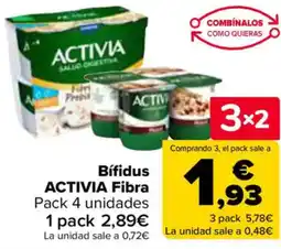 Carrefour ACTIVIA Bífidus Fibra oferta