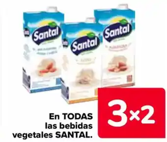 Carrefour SANTAL En todas las bebidas vegetales oferta