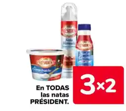 Carrefour PRÉSIDENT En todas las natas oferta