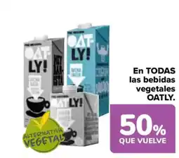 Carrefour OATLY En todas las bebidas vegetales oferta