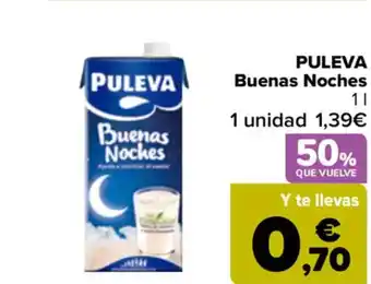 Carrefour PULEVA Buenas Noches oferta