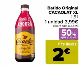 Carrefour CACAOLAT XL Batido Original oferta