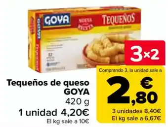 Carrefour GOYA Tequeños de queso oferta