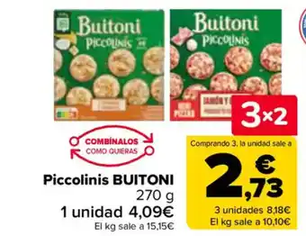 Carrefour BUITONI Piccolinis oferta