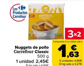 Carrefour Nuggets de pollo Carrefour Classic oferta