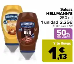 Carrefour HELLMANN'S Salsas oferta