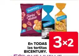 Carrefour BICENTURY En todas las tortitas oferta