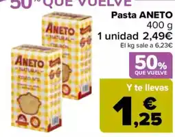 Carrefour ANETO Pasta oferta