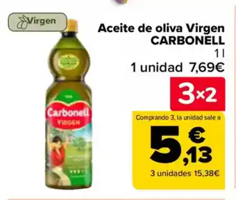 Carrefour CARBONELL Aceite de oliva Virgen oferta