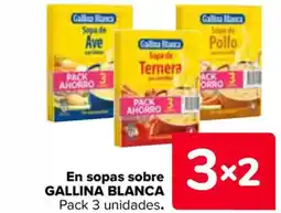 Carrefour GALLINA BLANCA En sopas sobre oferta