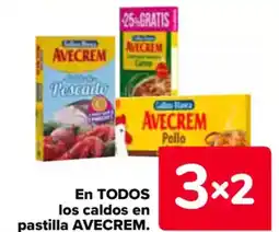 Carrefour AVECREM En todos los caldos en pastilla oferta