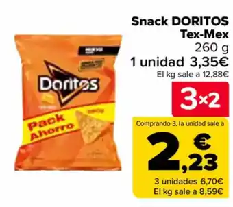 Carrefour DORITOS Snack Tex-Mex oferta