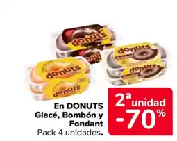 Carrefour DONUTS En Glacé, Bombón y Fondant oferta