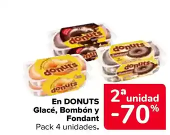 Carrefour DONUTS En Glacé, Bombón y Fondant oferta