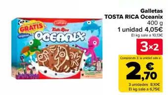 Carrefour TOSTA RICA Galletas Oceanix oferta